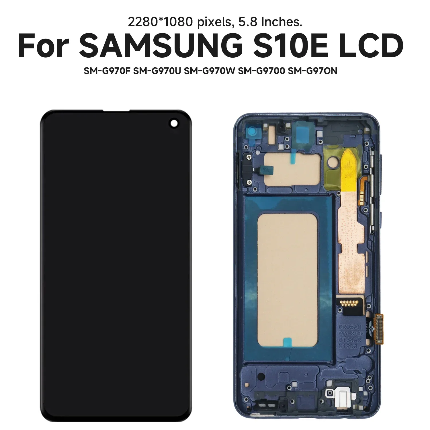 For Samsung S10E 5.8\'\'For Ori G970F G970U G970W G970 G970N LCD Display Touch Screen Digitizer Assembly Replacement