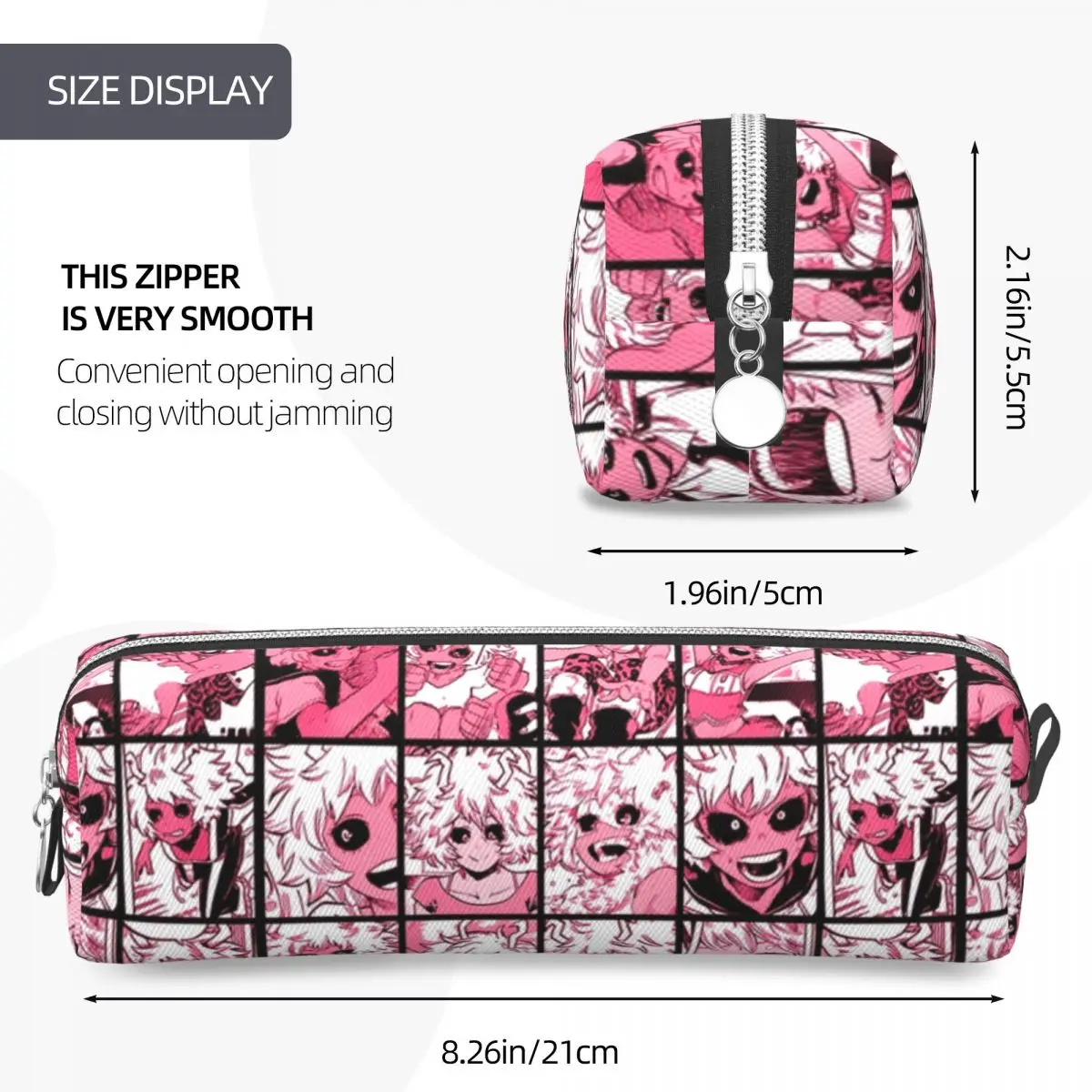 Boku No My Hero Academia أنيمي مقلمة كلاسيكية مينا أشيدو كولاج صندوق القلم حقيبة الفتيات الفتيان اللوازم المدرسية هدية pencelcases