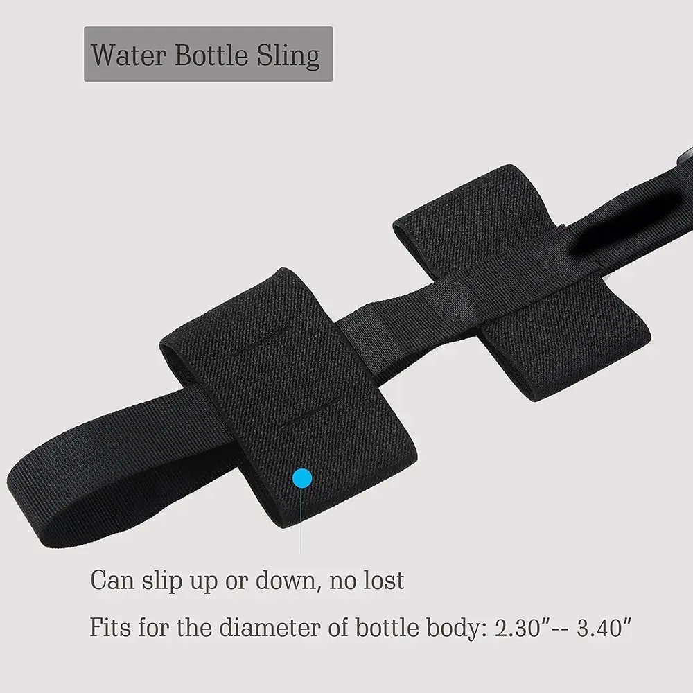 Universal Water Bottle Carrier Sling with Adjustable Shoulder Strap  Water Bottle Holder for 18-32oz Wide Mouth Bottles
