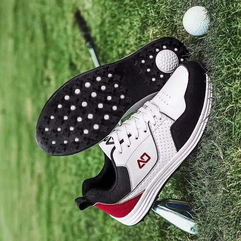Professional Golf Shoe Comfortable Outdoor Gym Shoes For Men Anti-Slippery Walking Shoes Hard-Wearing Golf Training Shoe For Men