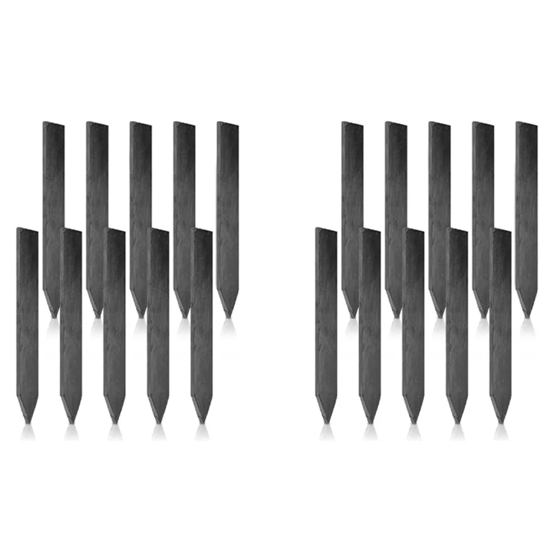 

AA81-Slate Plant Label Markers Garden Labels Tags For Vegetable Or 15X2cm, 20 Pcs