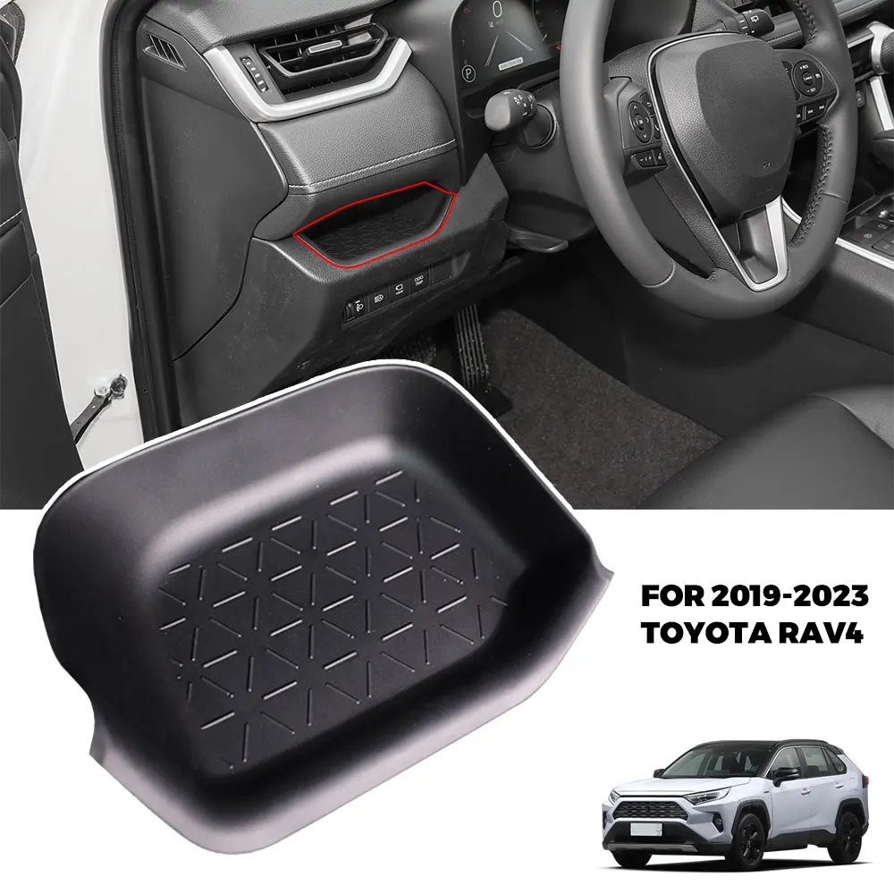 Driver Storage Box Tray For Toyota RAV4 2023 2022 2021 2020 2019 Car Interior Driver's Center Console Organizer Tray Accessories