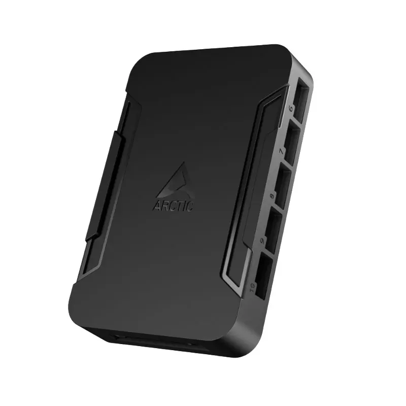 ARCTIC Computer Case Fan Controller,10-Port Fan Controller With Individual PWM Regulation,SATA Power/10 x 4-Pin PWM-Socket