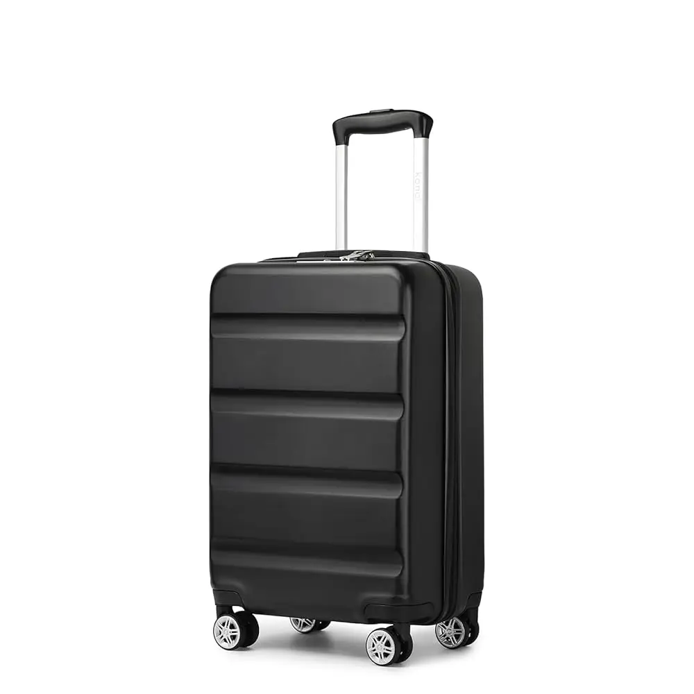 KONO Handgepäck-Koffer – Leichter Hartschalenkoffer mit TSA-Schloss & 4 Spinnerrollen, kabinentauglich (55/65/75cm)