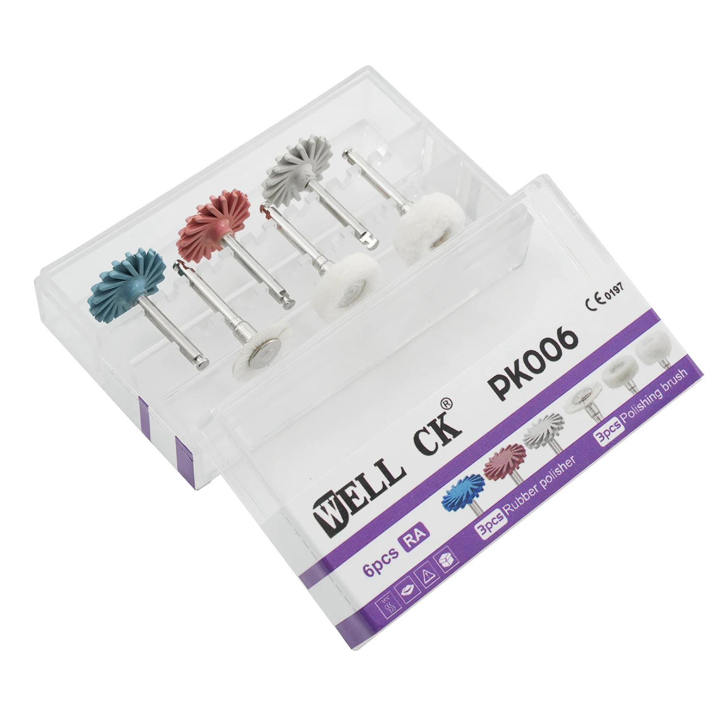 1/3/5Box Dental Composite Polishing Kit RA 2.35mm Polisher for Low Speed Hanpiece Porcelain Natural Teeth Nail Polishing ﻿