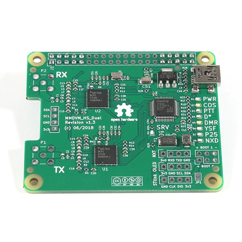 Voor Raspberry Pi Evaluatie Board Mmdvm Relay Dmr P25 Ysf Dstar Digitale Radio Gateway Draadloze Hotspot Board Module