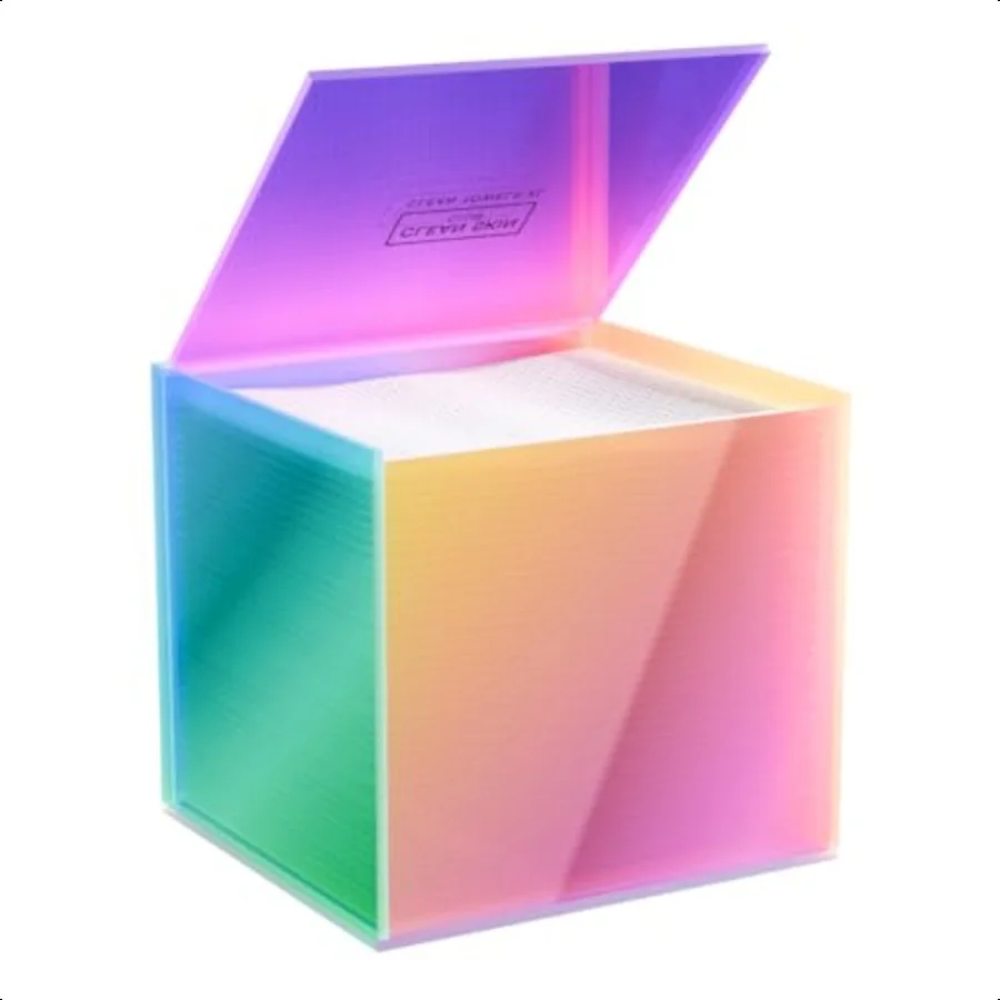 

The Prism Box for Clean Towels XL Vibrant Storage Solution for 50 Towels Stylish and Functional Bathroom Accory
