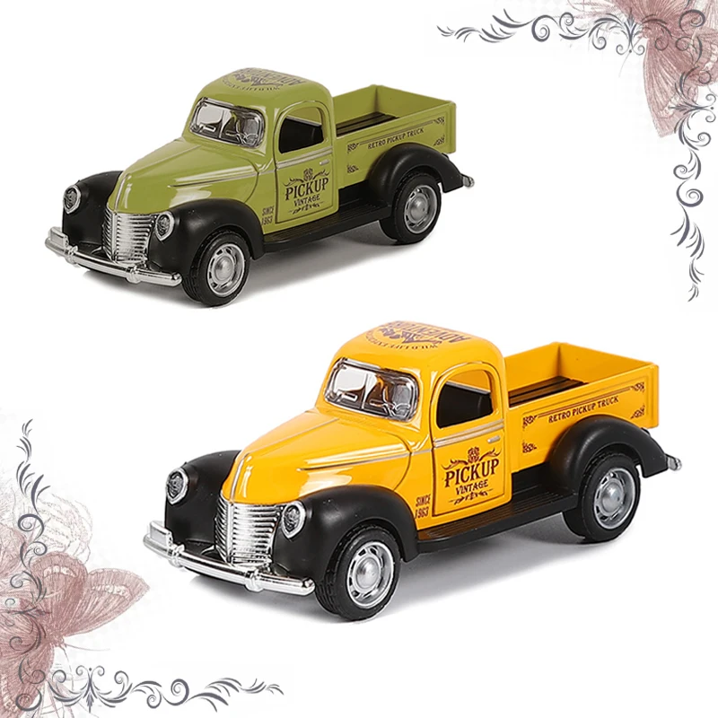 

1:32 сплав двухдверный пикап модель детская игрушечная машина орнамент автомобиль мальчик игрушка