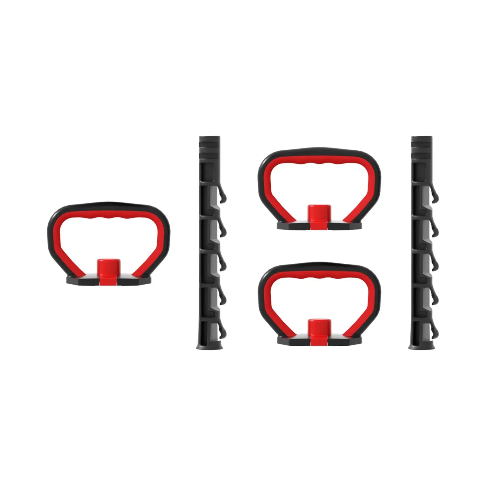 Weight Adjustable Kettlebell Handle with Base for Plates Dumbbell Grip Gym Hand Grips for Full Body Training Exercise Equipment - view 6