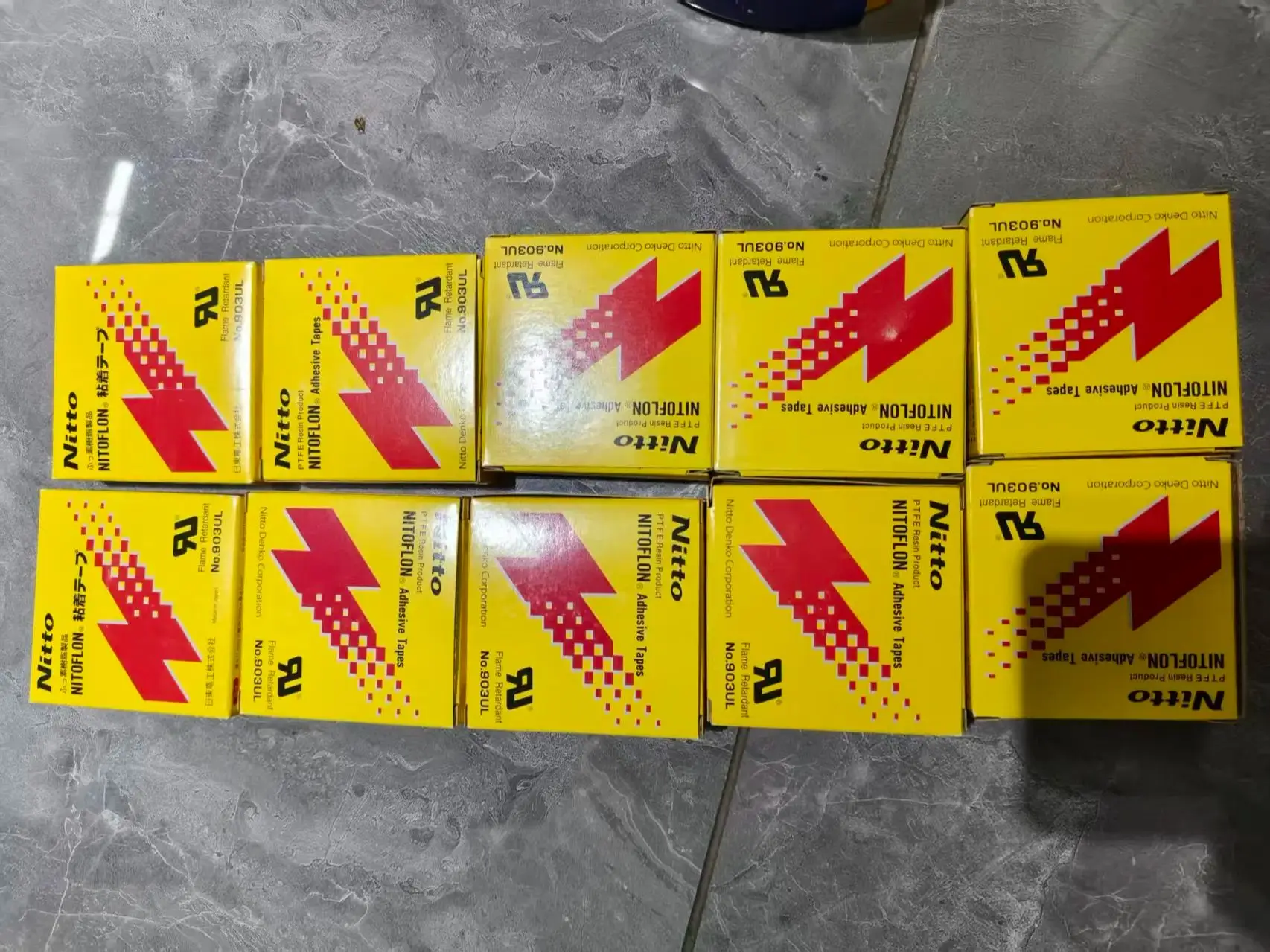 

10 Pcs T0.08mm*W(13mm,19mm)*L10m 903 Japan Waterproof Single Sided Tape 903UL Original High Quality