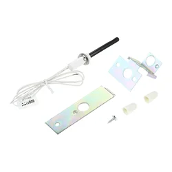 1set Universal 77570 Furnace Ignitor 120V Silicon Nitride Hot Surface Rod with Mounting Brackets for Gas Furnace Water Heaters