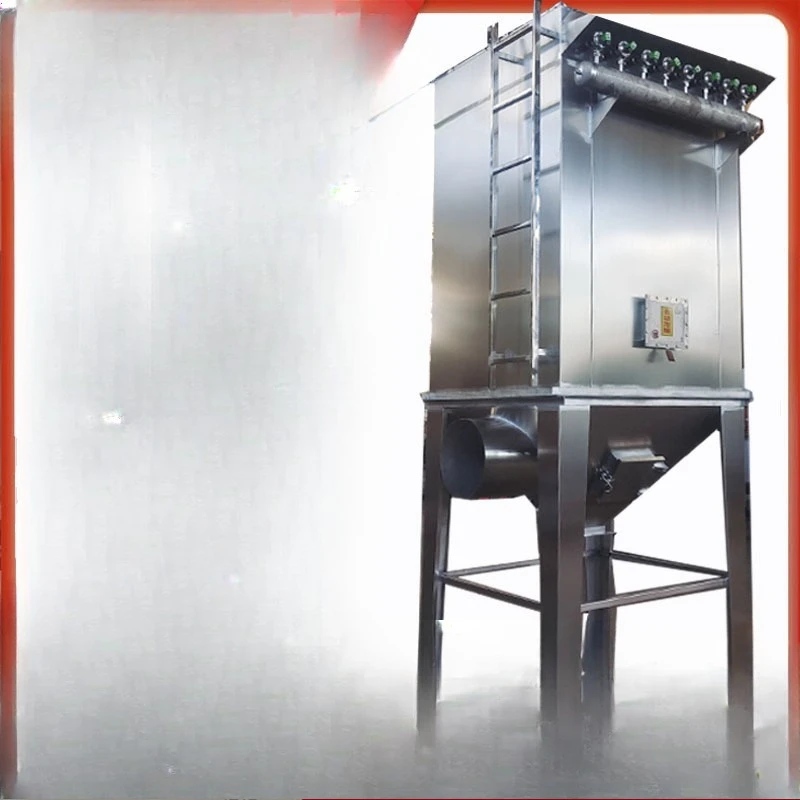 

Stainless steel pulse bag dust collector Food, flour mill processing dust treatment Environmental protection