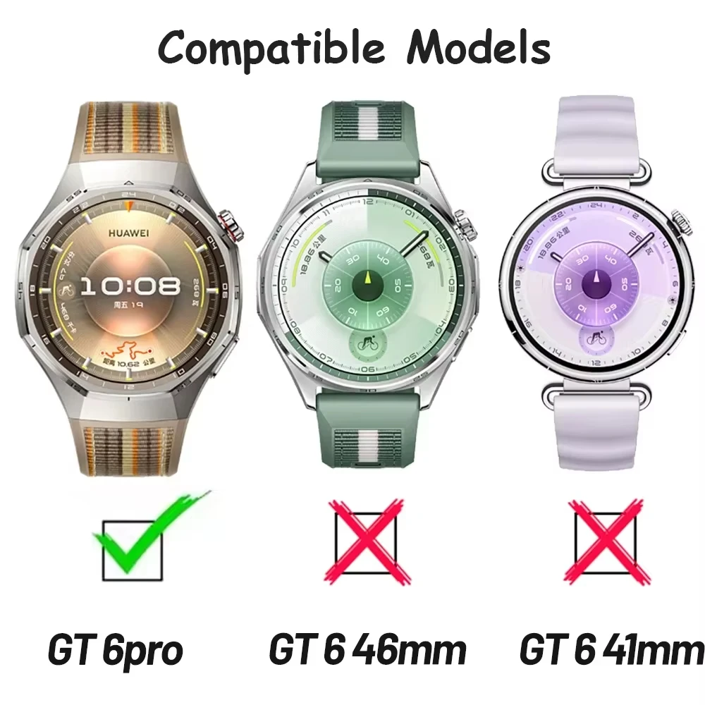 Official 1:1 No Gap Titanium Strap for Huawei Watch GT 6 Pro Luxury Metal Bracelet correa Huawei Watch GT6 Pro Specialized Strap image 2