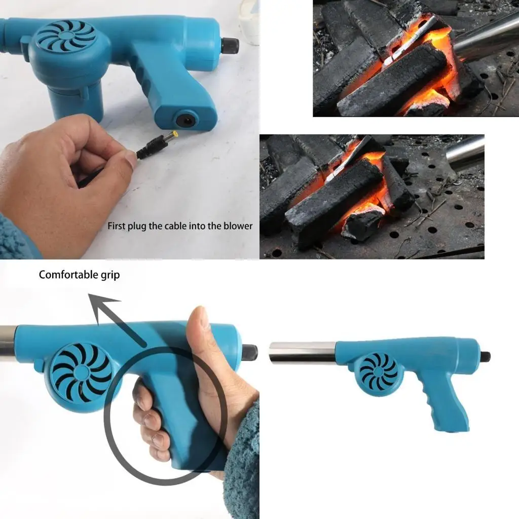 

Y1UD портативная воздуходувка для барбекю, необходимая воздуходувка для приготовления пищи на природе, для гриля на открытом