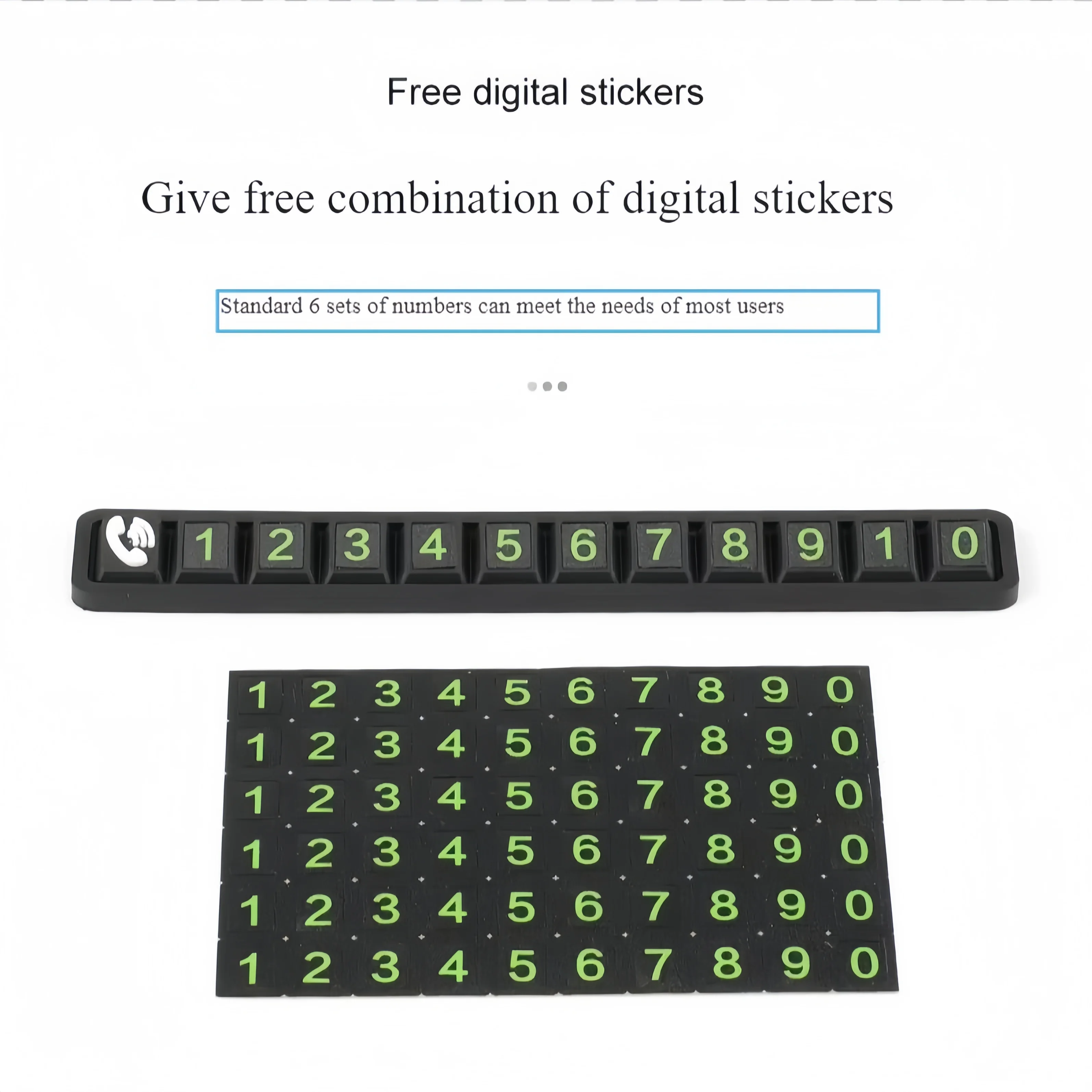 بطاقة رقم هاتف السيارة، بطاقة ركن السيارة المؤقتة، لوحة رقم الهاتف، توقف موقف السيارات، ملحقات السيارات