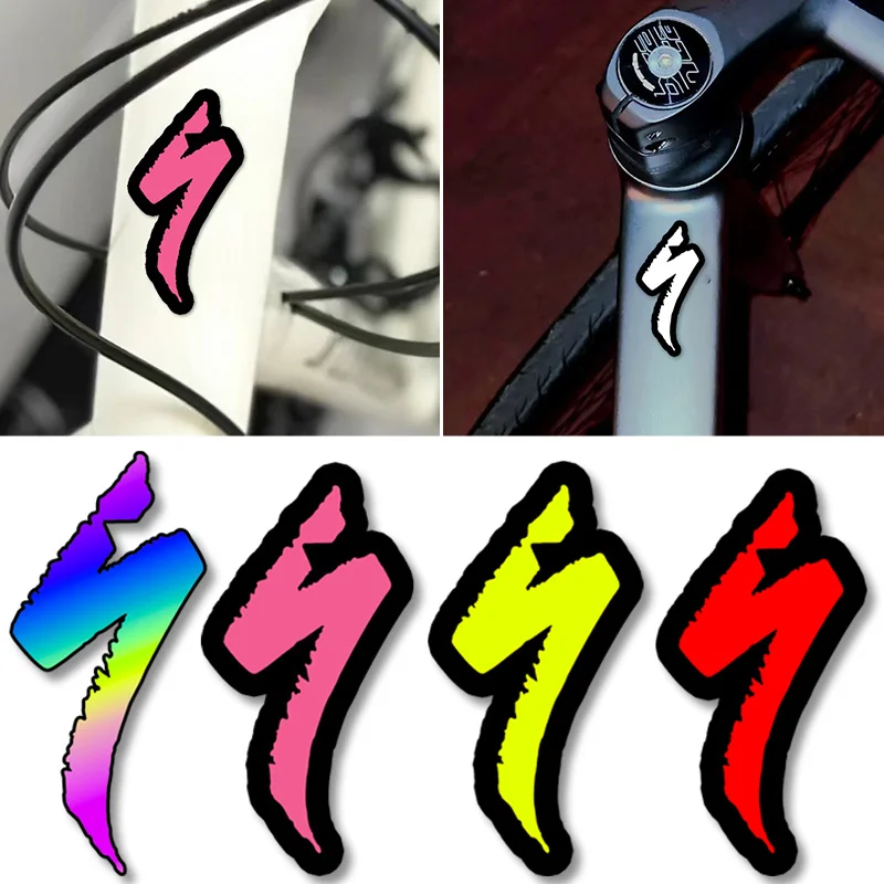 1 Stück Personalisierter Blitz-Aufkleber Wasserdichter Vinyl-Aufkleber für Rennräder Kratzschutz Outdoor-Enthusiasten Dekoration – Detail 1