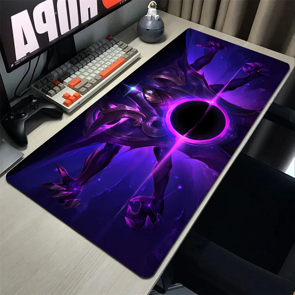 Jhin Dark Cosmic Erasure League of Legends Mousepad Mouse Mat Desk Mat With Pad gaming accessories Prime Gaming XXL Keyboard Pad