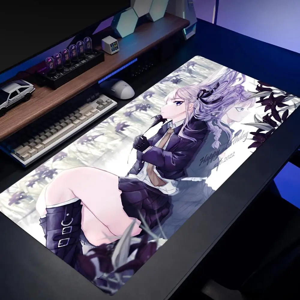 Kirigiri Kyoko Desk Mats Gaming Mats Mousepad Gamer Offices Accessories Mouse Mat Playmat Mouse Carpet Desk Pad Rug Set Up