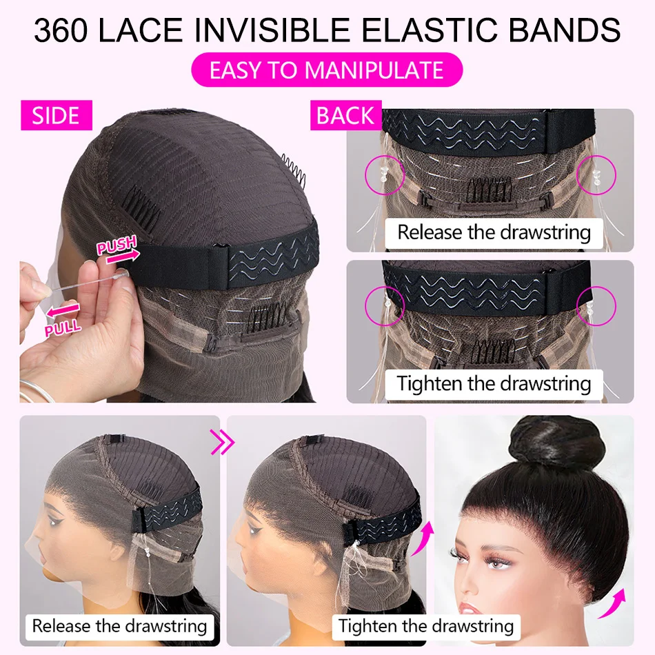 200 الكثافة مستقيم 13x4 الدانتيل الباروكة الأمامية شعر الإنسان حزام غير مرئية 360 HD كامل الدانتيل غلويليس شعر مستعار العظام مستقيم الدانتيل شعر مستعار أمامي