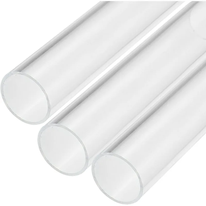 Naxilai Acrylic Pipe Clear Rigid Round Tube 3pcs 31mm(1.2