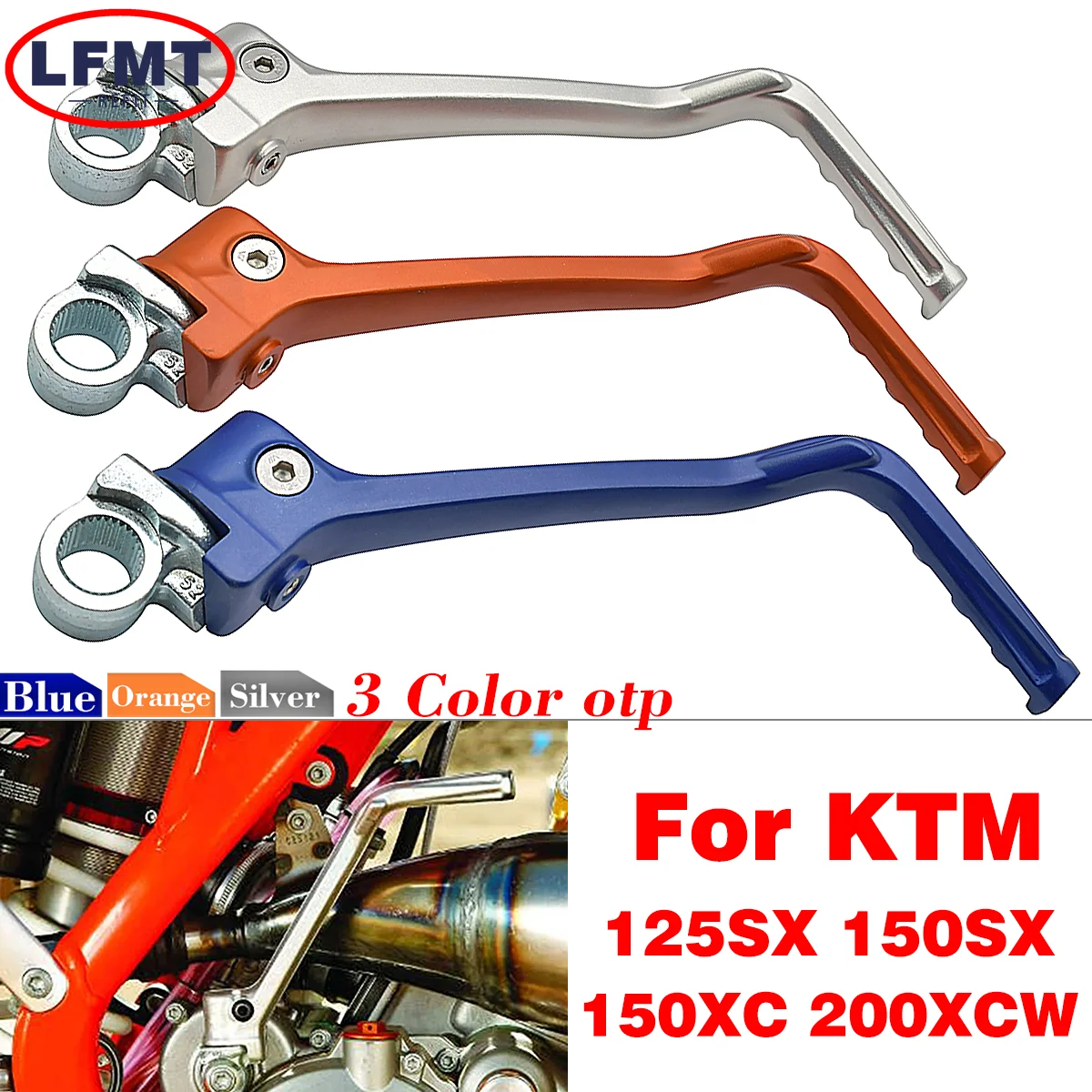 

Motorcycle Forged Kick Start Starter Lever Pedal For Husqvarn TE125 TC125 2014-2016 For KTM SX125 SX150 XC150 XCW200 2012-2015