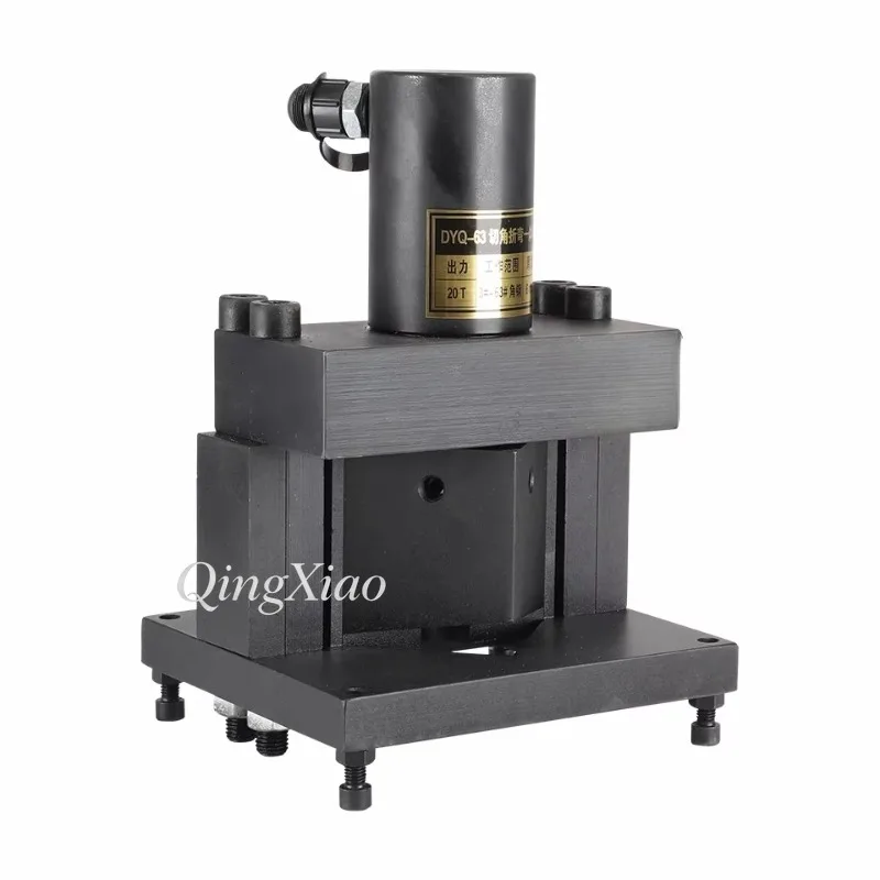 Hydraulic Angle Iron Processing Machine For Cutting Oblique Right Triangle Corner And Bending For Drywall Flange Bracket Support