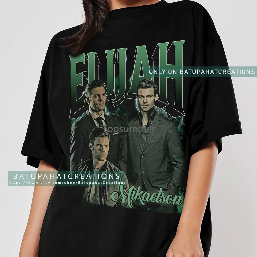 Elijah Mikaelson Shirt The Vampire Diaries Tv Series Vintage 90'S Trending Tee T Shirt Vintage Sweatshirt Ptr90