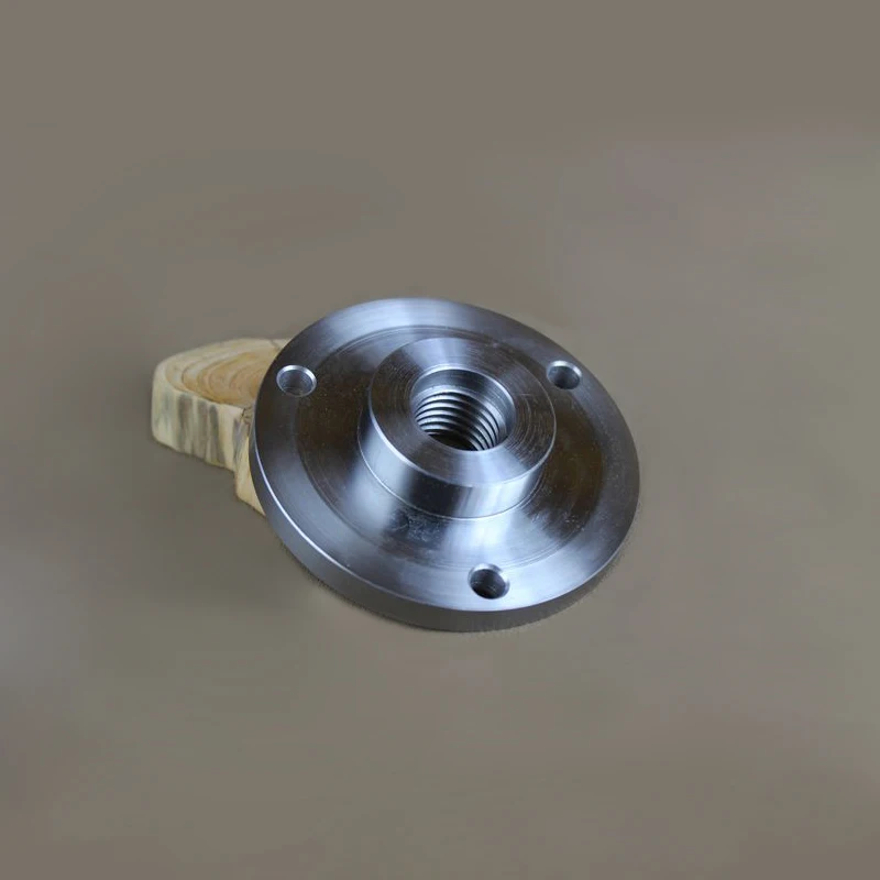 Full Bore High-strength 1-inch X 8 TPI/M33X3.5 M18 Spindle Thread Flange Backplate Adapter Woodworking Lathe Metal Clamp