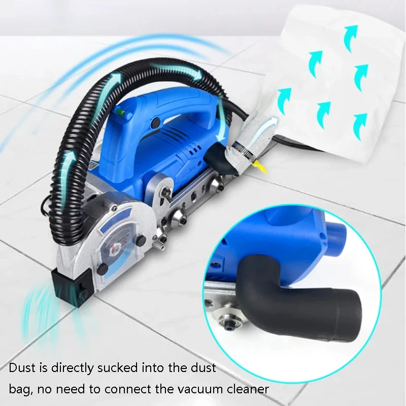 Pulitore elettrico per cuciture Bellissimo strumento per la costruzione di agenti per cuciture Piastrelle in ceramica Piastrelle per pavimenti Bella macchina per la pulizia delle cuciture