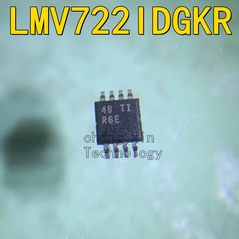 LMV722IDGKR 2PCS 10pcs New and Original MARKING:R6E silkscreenR6E VSSOP-8 operational amplifier LMV722IDGK