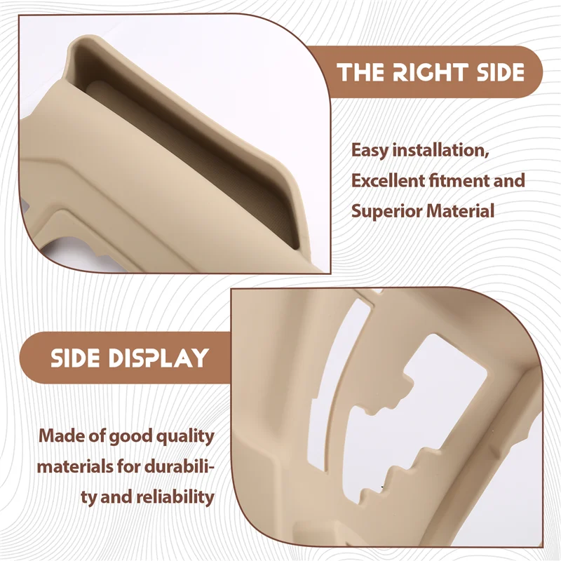 Durable Interior Accessory Storage Protection Sleeve Center Console Gear Cover For Toyota Land Cruiser 200 2016-2021 LC200 LHD B