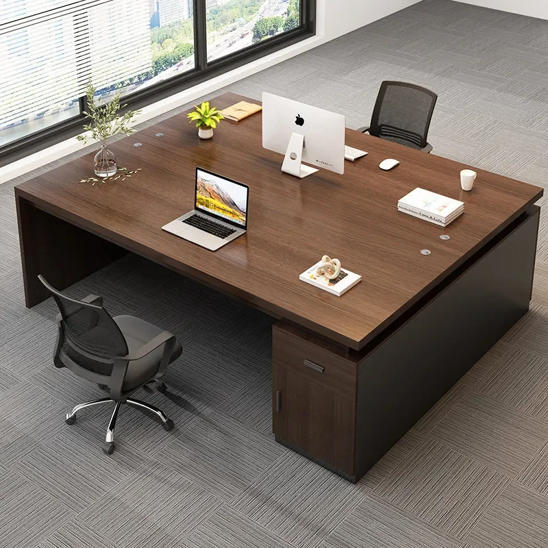 for Boss Desk Thickened Workbench Office Table and Chair Combination Simple Staff Seat Multifunctional Desktop Computer Desk