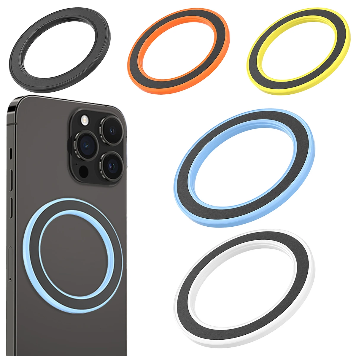 

Magnetic Ring Mobile Phone Holders Stands Adhesive Magnet Wall Cell Phone Mount Car Dashboard Mount Sticker Stand for IPhone 15