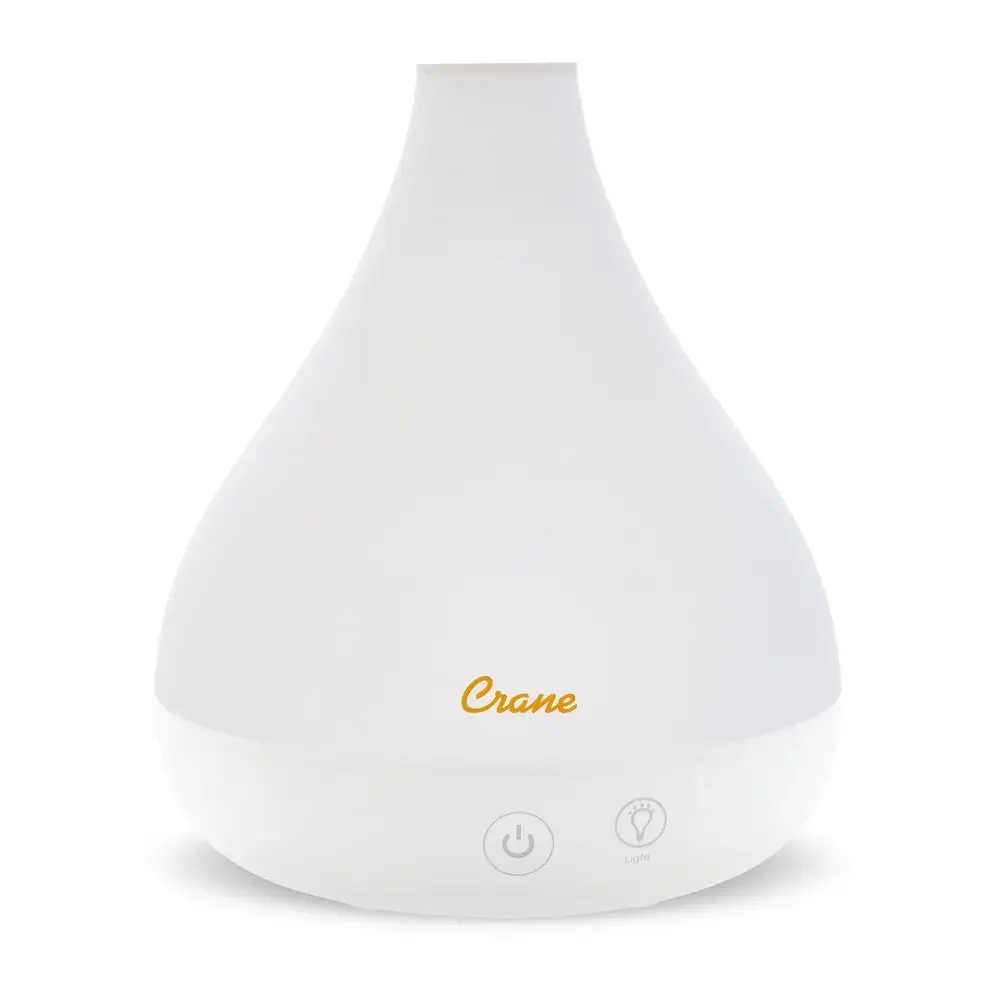 Ultrasonic Cool Mist Aroma Diffuser Portable Humidifier 0.2 Gallon Tank White Room Size 160 sq ft Timer Auto-off BPA Free