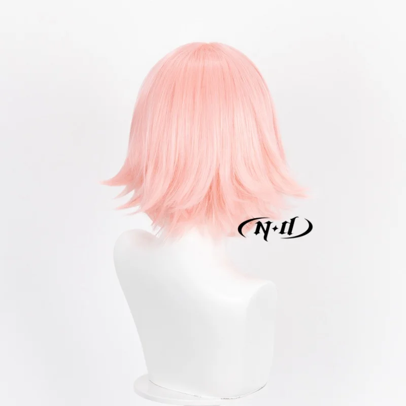 ND Brand Sakura Haruno Short Hair Narutoh Cosplay Wigs Hair Hairpiece for Comic-con Cosplayer Halloween Costume Party Theme