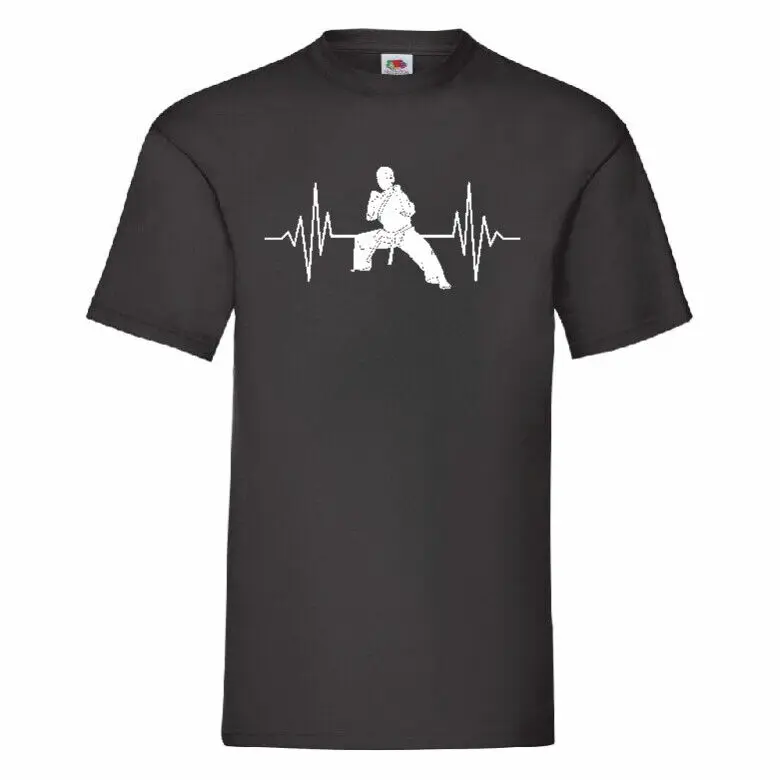 Karate Heartbeat   Tees Y2K tops Unisex Summer Short Sleeve