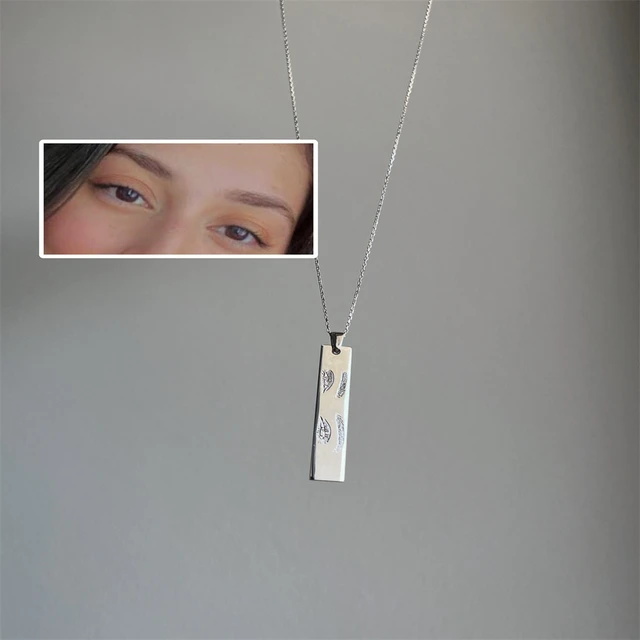Personalized picture necklace shop
