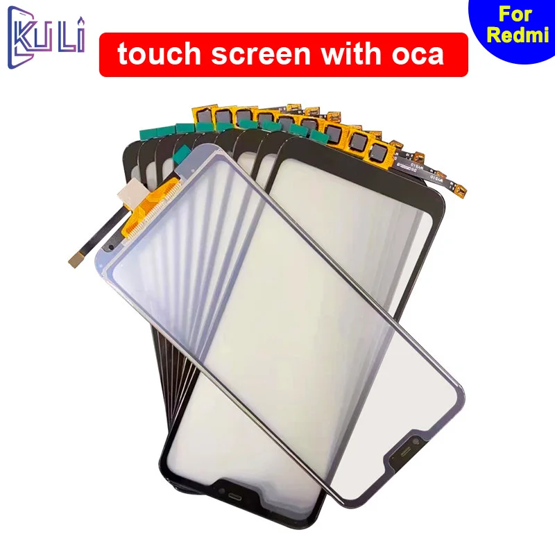 

KULI Cell Phone Repair Replacement For Redmi 4 5 A X 6 7 S2 Note 3 9 Pro Part Glass Touch Oca Screen Panel Film Glue Clear Vidro