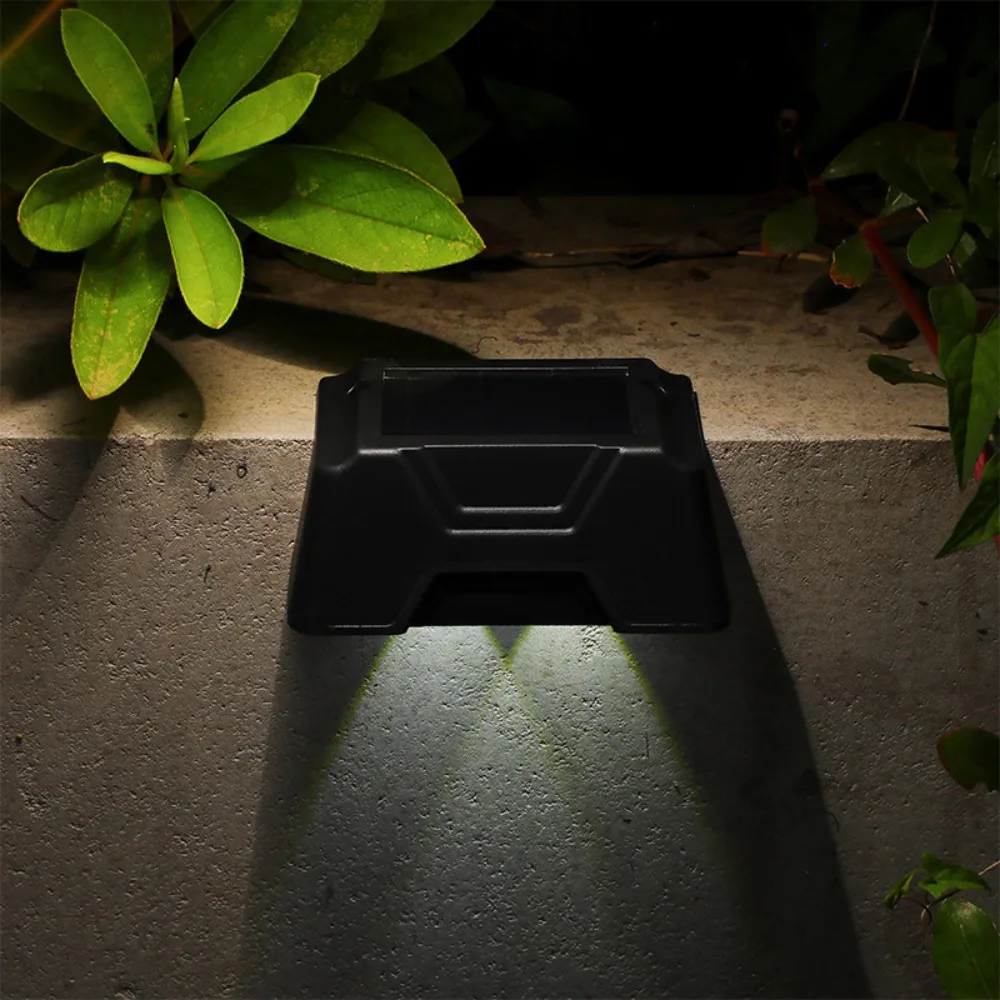 4PCS Premium Solar Stair Lights IP65 Waterproof Aluminum Housing 30LM Bright LED Step Lighting  Porch Deck Balcony  Auto Sensor