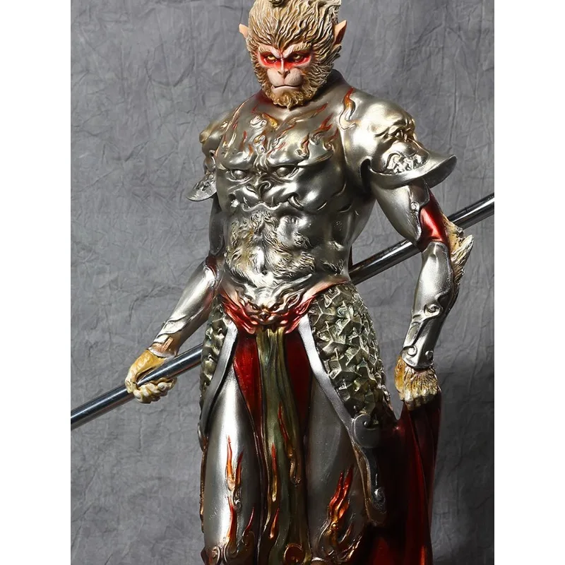 

Qi Tian Da Sheng Sun Wukong ornament desktop sculpture opened, living room decoration, Chinese style large office