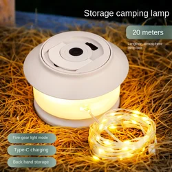 Outdoor Galaxy Camping Tape Light Camping Ambient Light Waterproof Portable Storage String Light Camp Lighting Tent Light