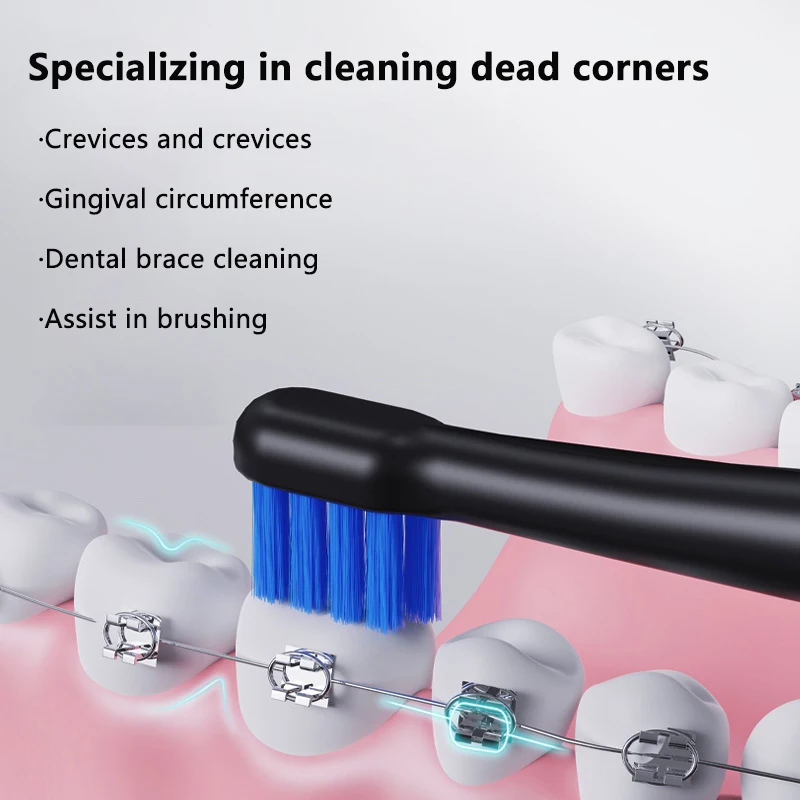 1 Pcs Toothbrush Small Head End Tuft Fine Brush Toothbrush Tiny Compact Interspace Brush Interdental Tooth Brush Oral Tooth Care