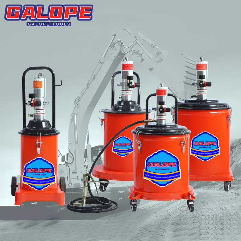 13kg-40kg High Pressure Air Operated Automatic/Auto Manual Pneumatic Grease Gun Pumps Grease Lubricator
