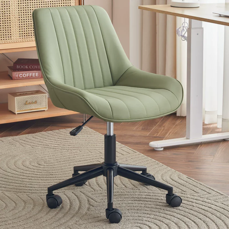 

Simple Lifting Swivel Office Computer Chair Height Adjustable Desk Chair with Casters Modern Ergonomic Task Chair for Home Offic