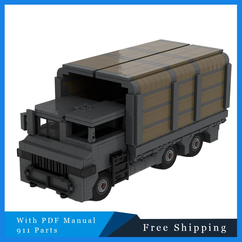 

911 шт. креативные строительные блоки крутой грузовик модульная модель обучающая игрушка «сделай сам» для сборки для мальчиков подарок на Рождественский фестиваль