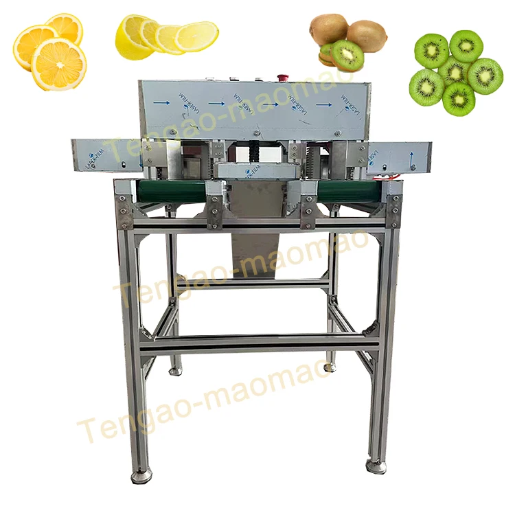 Industrial Fully Automatic Fruit Orange Lemon Kiwi Slicer/ Fruit Apples Oranges Kiwis Lemons Cutting Machine