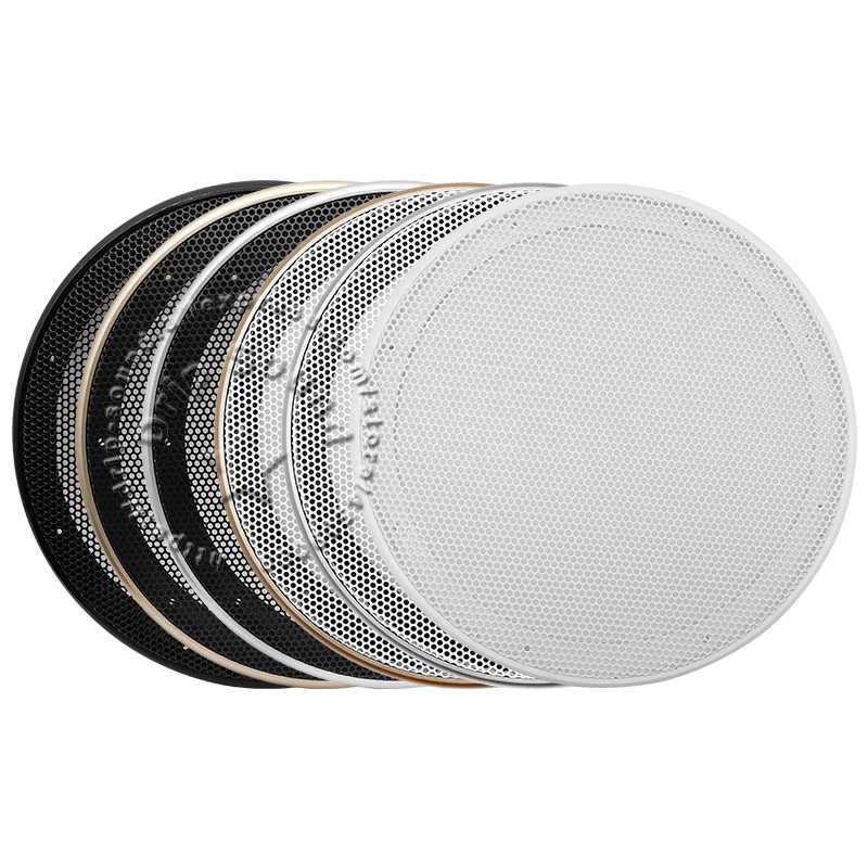 Cubierta de red de conversión de altavoces de 10 pulgadas, círculo decorativo de Audio para el hogar y el coche, malla de Metal, protección de rejilla od285 mm