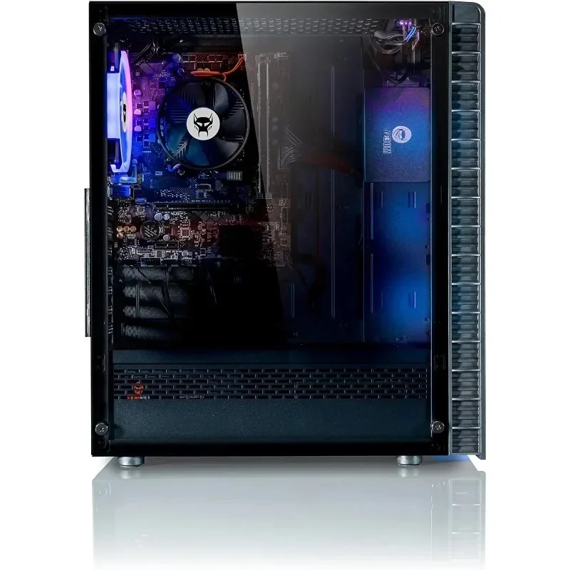 Q3 Essential Gaming, PC da gioco a 8 fili, AMD Ryzen 5 4X 3,90 GHz, grafica 4K Vega 11 Core, 16 GB di RAM, SSD da 1 TB, HDMI, W