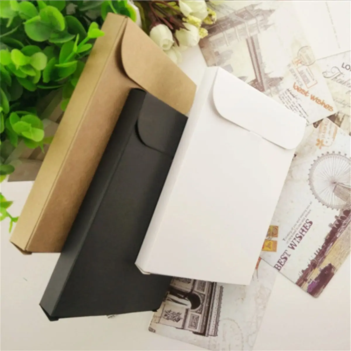 Best of 2026 50pcs Paper Envelopes 10.8x15.5cm for Business, Gift & Document Storage A