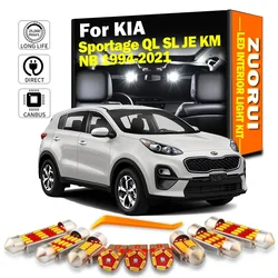 Zuorui Canbus Led Binnenverlichting Kit Voor Kia Kr Sportage Ql Sl Je Km Nb 1994- 2016 2017 2018 2019 2020 2021 Led Lampen Geen Fout